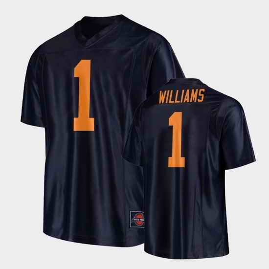 Men Illinois Fighting Illini Isaiah Williams Replica Football Black Jersey